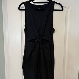 Aerie Black Knot Dress